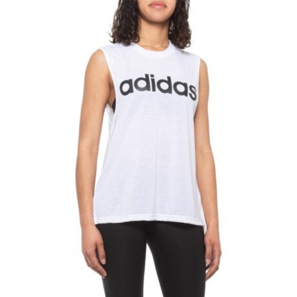 Adidas White & Black Dash Tank Top - Picture 8 of 8